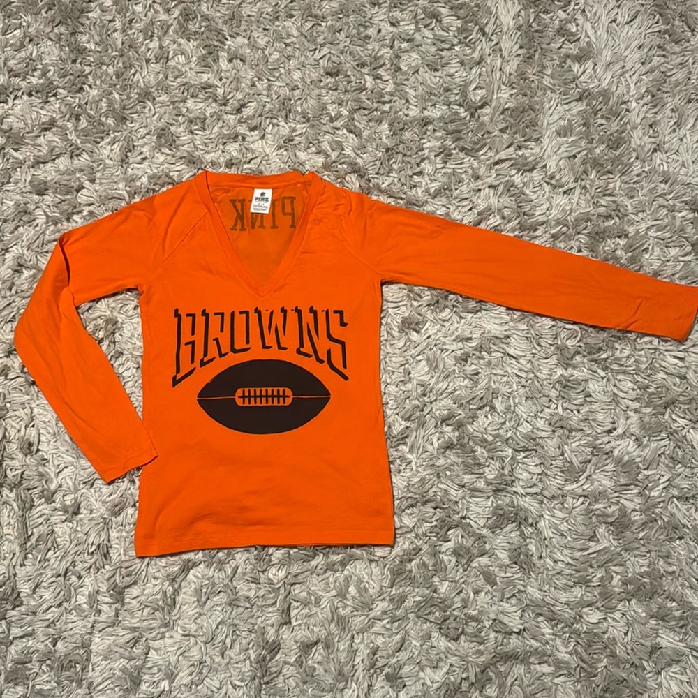 PINK Cleveland Browns tee